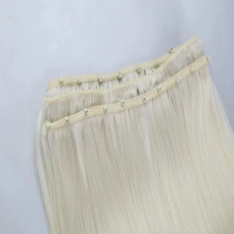 Top rate #1001 platinum European hair with micro ring hair extension HJ 028